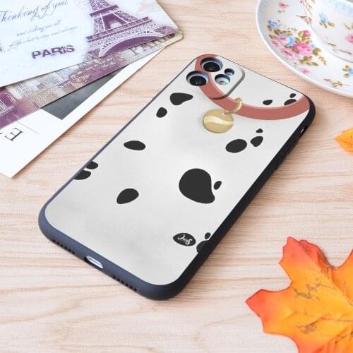 101 Dalmatians Print Soft Silicone Matt Case For Apple iPhone Case