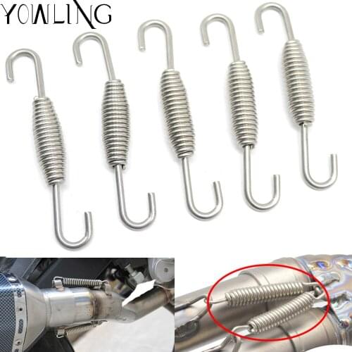 For Triumph Street Scrambler Vespa GTS 300 Piaggio Moto Guzzi mid Exhaust System Springs Tension Springs Hook extension Tensile