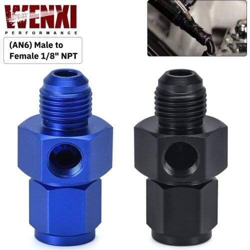 New AN-6 (AN6) Male to Female 1/8" NPT Gauge / Sensor Side Port Adapter WX-SL9192-06