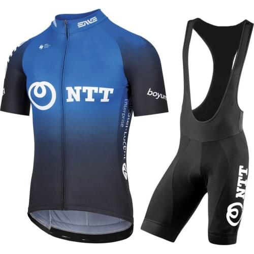 NTT - Mens Professional Cycling Suit Short Sleeve Breathable Maillot Summer New 2020