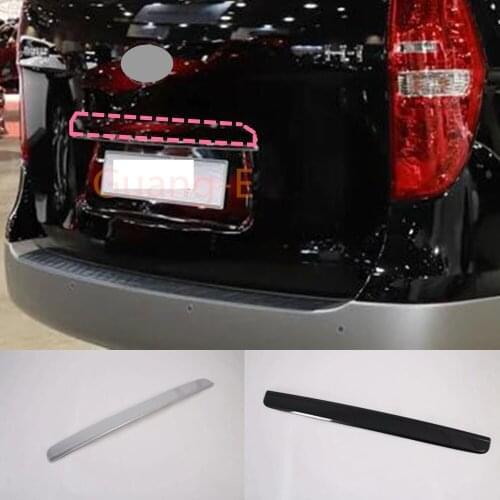 For Hyundai Starex H-1 2018 2019 2020 Car Body Cover Detector ABS Chrome Rear Door Trunk Tailgate Frame Plate Trim Lamp 1pcs