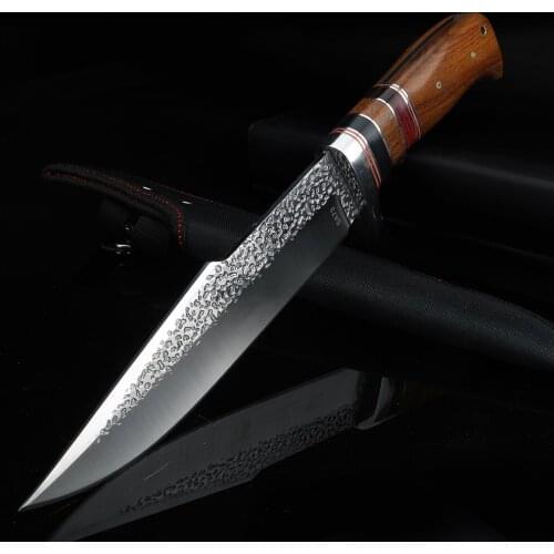 Camping multifunction knife fixed blade knife high quality hunting knife outdoor short knife wild survival straight knife