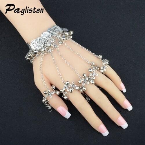 PAGlisten New original Bohemian coin bell tassel bracelet Chain refers to one bracelets