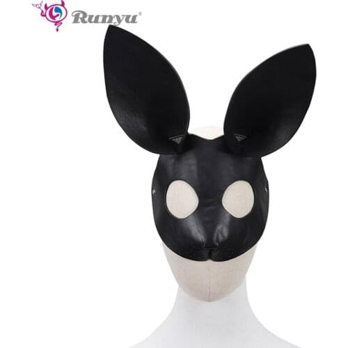 Leather Blindfold Adult Games BDSM Flirt Sex Toy Sexy Eye Mask Sleeping Masquerade Cat Eye Party club Coslay Mysterious