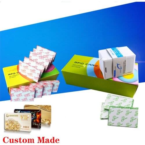 EM/MF RFID Card Smart Proximity Card For Access Control And Time Attendance System TK4100/TKS50 Chip 125KHZ/13.56MHZ RFID Card