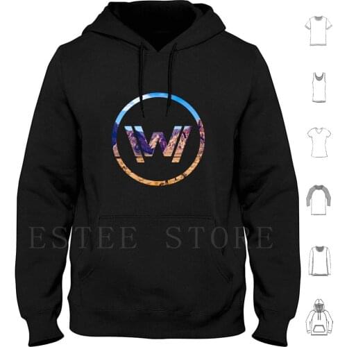 Westworld No Letters Hoodie Long Sleeve Westworld Dolores Bernard Maze Host Delights Maeve Man Black Cowboys Theme Tv Gun