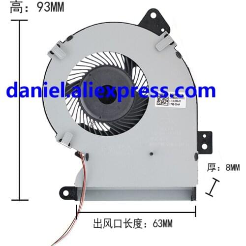 DELTA NS85B01-17F1115V 0.50A Four-Line ASUS Laptop Built-in Cooling Fan