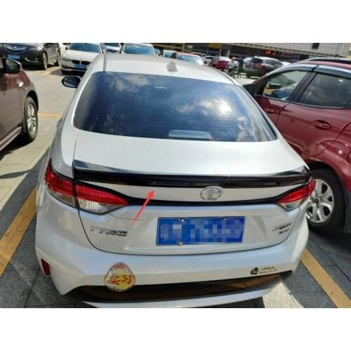 Black Paninted Rear Factory Spoiler Wing for 2019-2021 Toyota Corolla Model A New Trunk 1PCS
