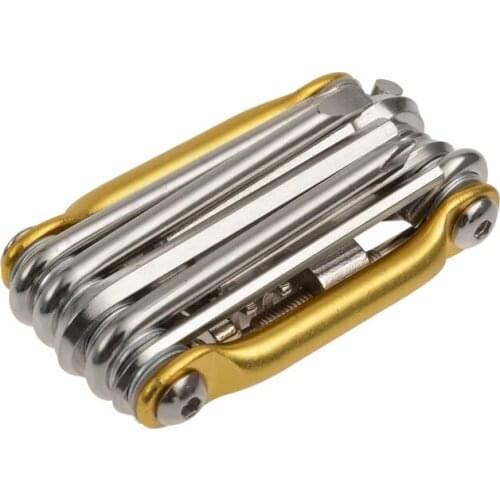 Alipite 11 In 1 Bike Bicycle Multifunctional Mini Repair Tools Set Kit Hex Spoke Cycle Screwdriver Wrench Tool Sets For Bikes