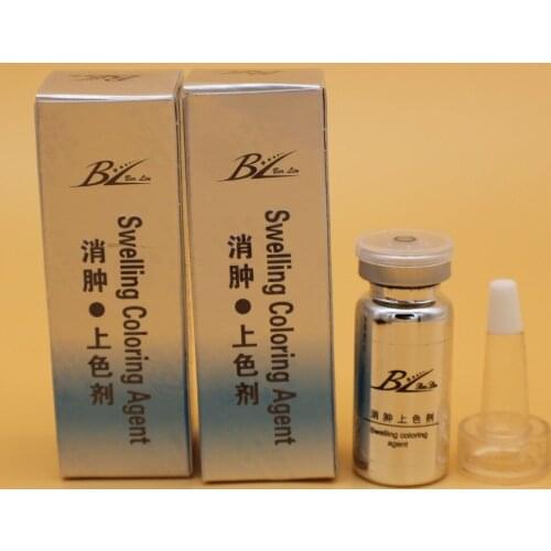 10 Pcs Fast Coloring Swelling Coloring Agent Permanent Makeup Eyebrow Lips Tattoo Aftercare Coloring Agent Liquid