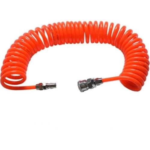 3 Meters Air Pressure Hose PU Telescopic Hose Spiral Air Pipe Tube OD 8mmX ID 5mm