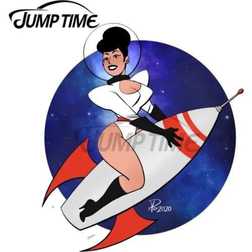 JumpTime 13 x 11.8 cm Phuong Space Pinup Variant II Graffiti Car Sticker Waterproof Decal Vinyl Material Suitable for VAN RV