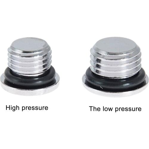 Diving Regulator Port Plug 3/8''/ 7/16'' LP HP Dive Regulator Leakproof Plug