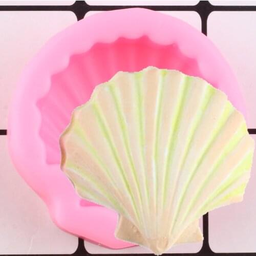 Shell Shape Handmade Soap Silicone Mold DIY Party Fondant Cake Decorating Tools Candy Resin Clay Molds Chocolate Gumpaste Mould