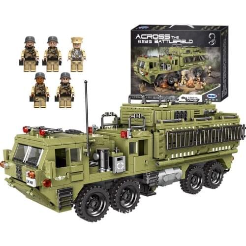 Military Series Tiger Tank Model Building Blocks Sets Weapon War Chariot Creator Army WW2 Soldiers DIY Bricks Kids Toys