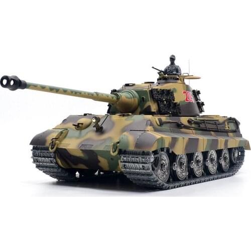 6.0 Edition with Infrared battle system 1:16 German King Tiger Henschel RC Battle Tank 3888a-1 kids toys gift Military model