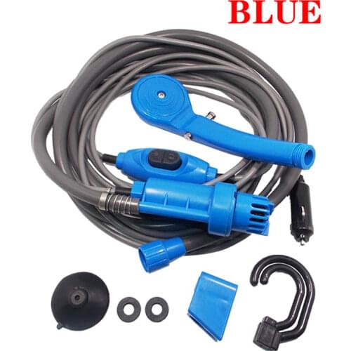 12VCar Washer Camping Shower DC Car Shower High Pressure Power Washer Electric Pump For Outdoor Camping Travel Pet
