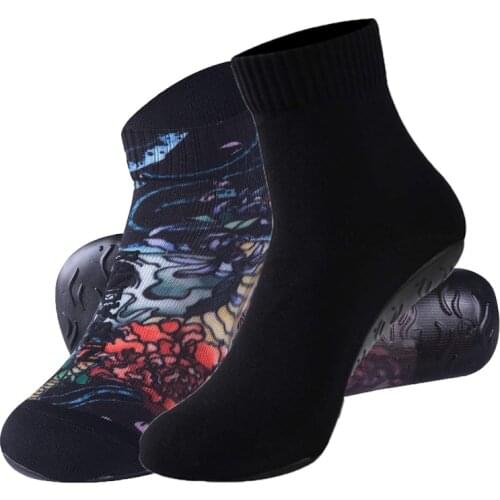 RANDY SUN Volleyball Beach Socks , 2 Pairs Seamless Quick-Dry Suit Aqua Water Sports Yoga, Sand Exercise,Socks Yoga Shoes