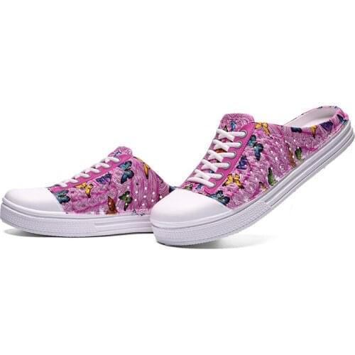 Real New EVA Patchwork Nylon Unicornio Womens Half Sandals Slippers Ladys Spring Summer Soft Cashmere Outdoor Shoes