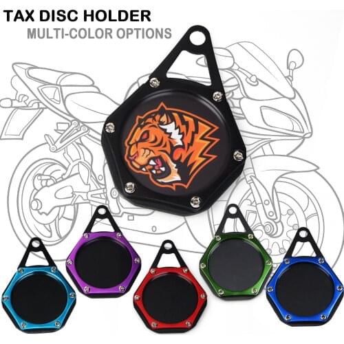 New Delicate Design Scooters Quad Bikes Mopeds ATV Motorcycle Universal Tax Disc Plate Holder Waterproof Multicolors