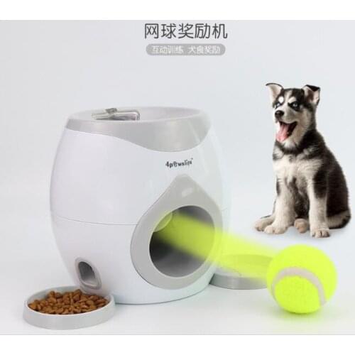 New style Pet Products Dog Tennis Food Award Machine Tennis Toy Interactive Puzzle Dog Toy free shipping