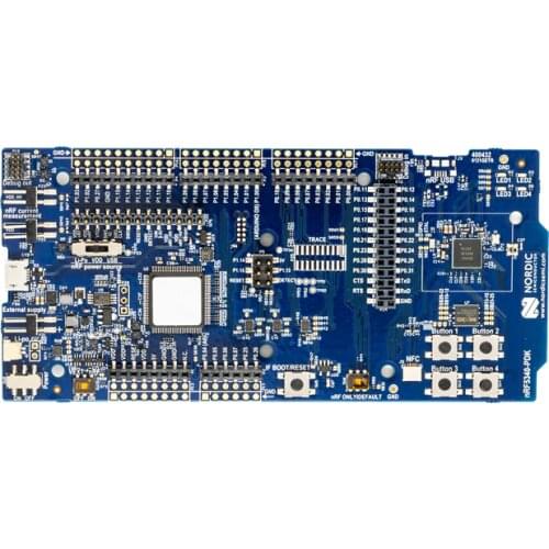 Nordic official nRF5340 development kit support bluetooth 5.1 bluetooth mesh NFC Thread and Zigbee