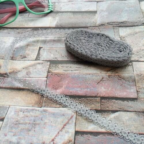 Wholesale 10 yards beautiful 15mm width Gray lace ribbon lace embroidery DIY Decoration For Sewing Accessories