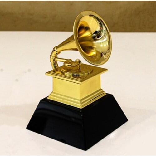 Replica Grammy Trophy Height 23.5CM Music Souvenirs Award Latin Grammy award trophy Free Engraving christmas decoration