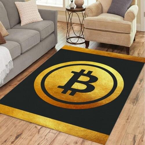 The most fashionable bitcoin carpet for the living room carpet animation kitchen comfortable youth carpet