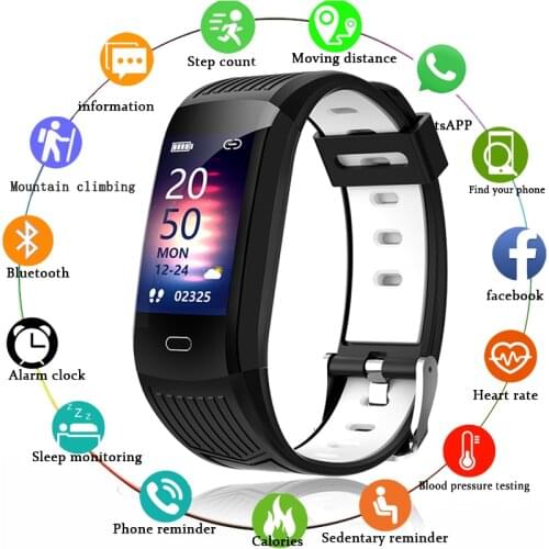 LIGE Smart Watch Men Fitness Tracking Watch Bracelet Heart Rate Monitoring Information Reminder Sport Smartwatch For Android iOS