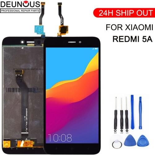 New IPS LCD + Frame For Xiaomi Redmi 5A LCD Display Screen Replacement For Redmi 5A Screen panel Digiziter Assembly