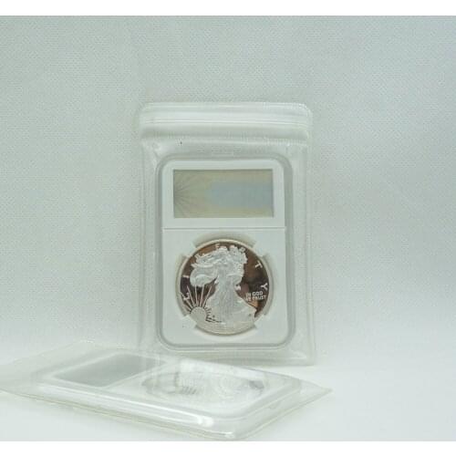 The Freedom American Statue of Liberty Eagle Commemorative Coin Collection Gift Hot with PCCB case