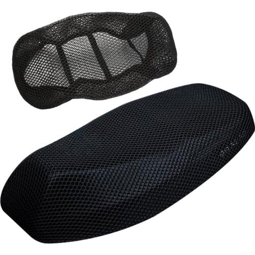Summer Motorcycle Scooter Electric Bicycle Breathable 3D Mesh Seat Cover Cushion
