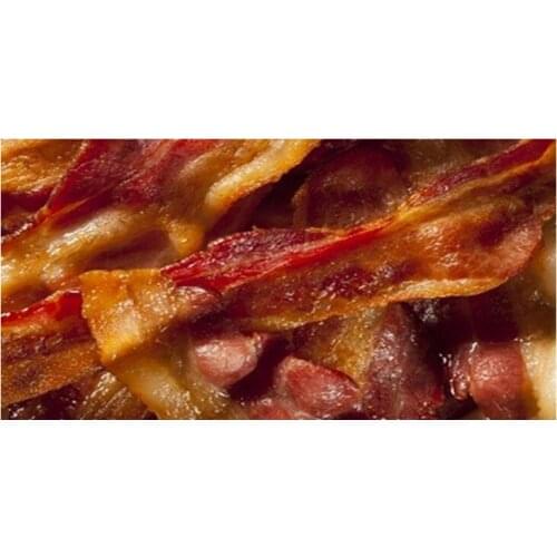 Funky Crispy Bacon All Over Microfiber Beach Swimming Towel Cool Bacon Food Shower Bath Sport Towels for Men Humor Joke Dad Gift