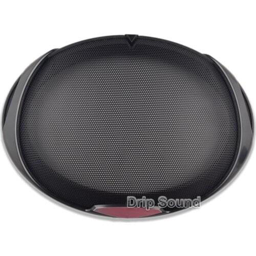 For 6"x9" 6x9 inch Car Audio Speaker Cover Protection Decorative Circle Metal Mesh Grille