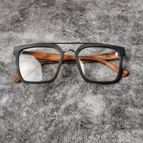 Instagram Women Hot Vintage Glasses Frames Men New Square Acetate Eyeglasses Big Glasses Myopia Blue light Eyewears Clear lens