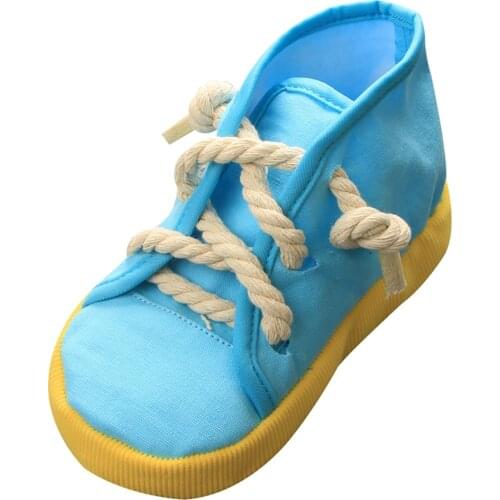 Dog Chew Toy Shoes Shaped Pet Molar Puppy Kitten Teeth Cleaner Toothbrush Stuffed Dog Squeaky Toy Pet Teasing Toys