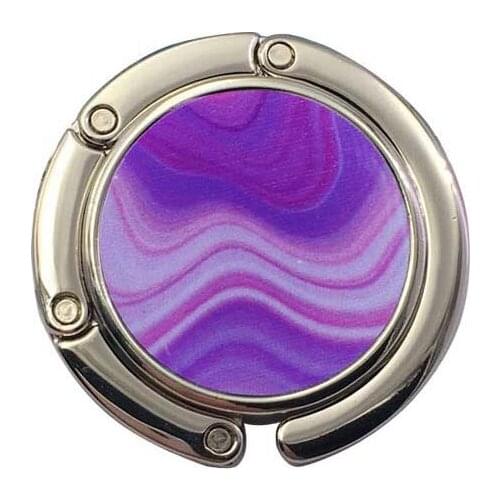 30PCS / LOT Foldable Handbag Hanger Hook Holder Metal Butterfly Flower Rhinestone Purse Bag Desk Table Hook