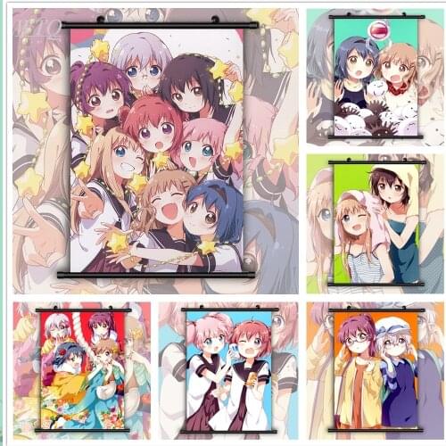 Anime Posters Yuru Yuri Anime Manga HD Print Wall Poster Canvas Painting Wall Decor Poster Wall Art Picture Room Decor Home Deco