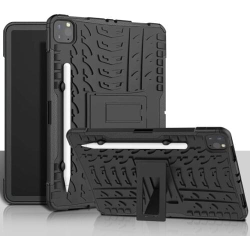 Armor Case for iPad Pro 11 Inch 2020 Case Shockproof TPU+PC Hybrid Tablet Cover Case for 11 inch iPad Pro Case Pencil Holder