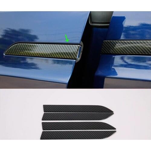 Car Accessories Exterior Door Handle Cover Trim For Tesla Model X 2019 Car-styling