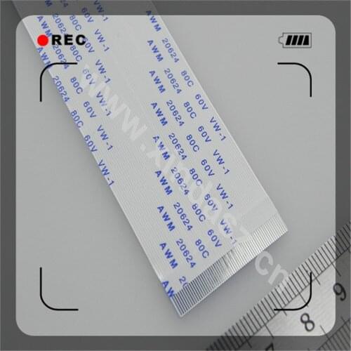 AWM 20624 80C 60V VW-1 0.5mm 60pin 100mm length B type external hard drive sata FFC Flat Ribbon Cables 10pcs/lot