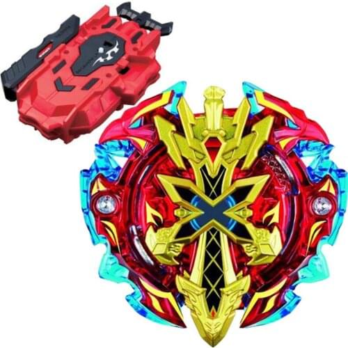 Spinning Top BURST B-48 Starter Xeno Excalibur.M.I New Kids Toy Top LR Red Bey Launcher