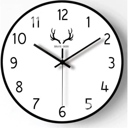 10 Inch Creative Wall Clock Office Round Art Wall Clock Decoration Silent Landscape Quartz Hanging Clock Living Room Home Decor