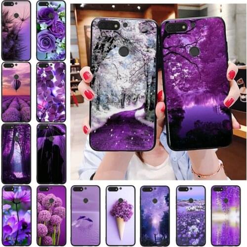 Infinity on purple Phone Case For Huawei Honor 20 7X 7A 7C 8A 8C 8X 9X 9A 10i 20i 20S 20lite 6A 6C