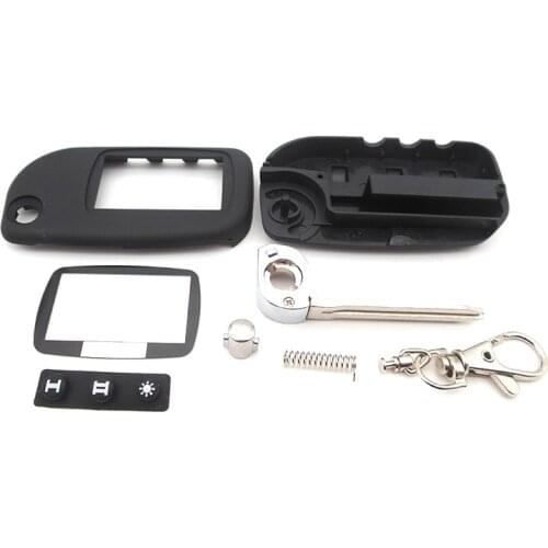 New case for Starline A9 A8 A6 uncut blade fob case cover A9 FOB alarm switchblade key + A9 A6 A8 Glass free shipping