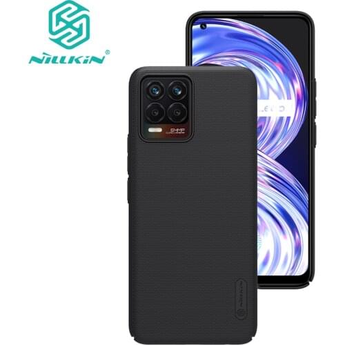 For OPPO Realme 8 Case NILLKIN Super Frosted Shield Hard PC Ultra-thin Back Case For Realme 8 Pro Cover with Gift Phone Holder