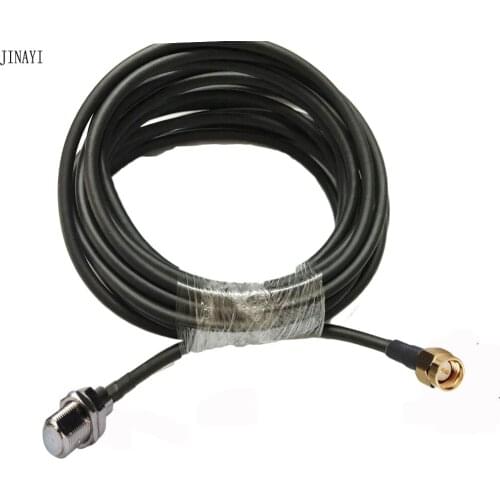 F Female to SMA Male RF Pigtail Coaxial Cable RG58 50-3 3m 10m 15m