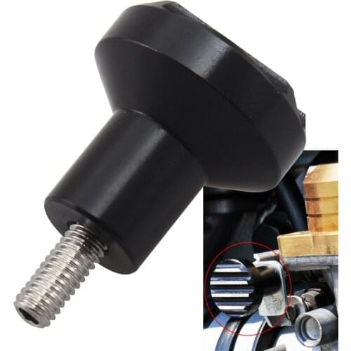 Motorbike Fluted Carburetor Choke Knob Accessories For Triumph Scrambler Thruxton 900 Bonneville T100 SE America Speedmaster