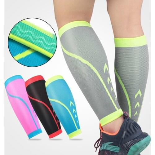 1 Pair Calf Compression Socks Running Cycling Calf Sleeves Support Sports Leg Warmers Men Women Leg Sleeves Shin Splints Guard